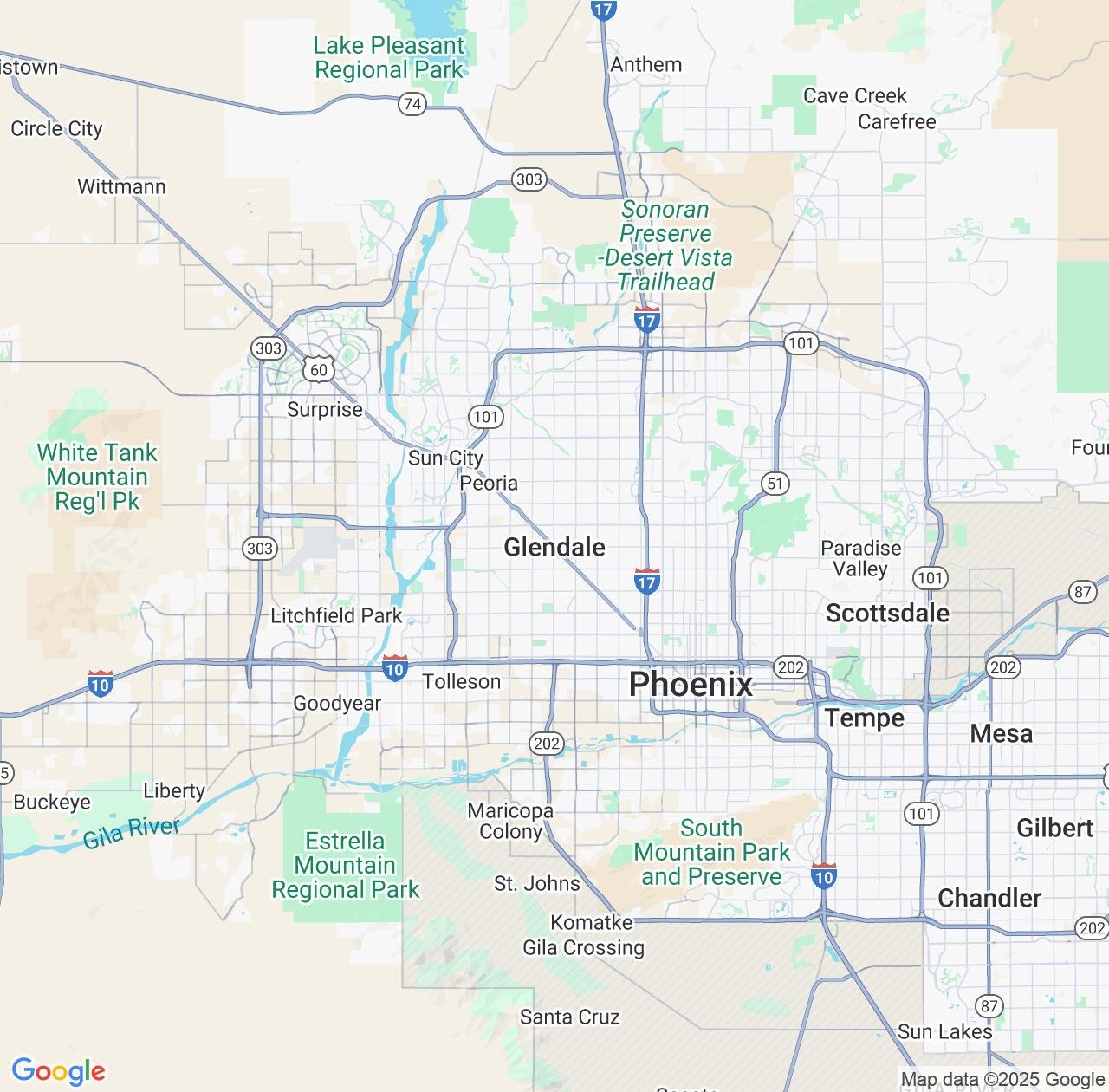 Map image for Intellectual Property Lawyers in Glendale and Arizona IP firms at coordinates  ; .
