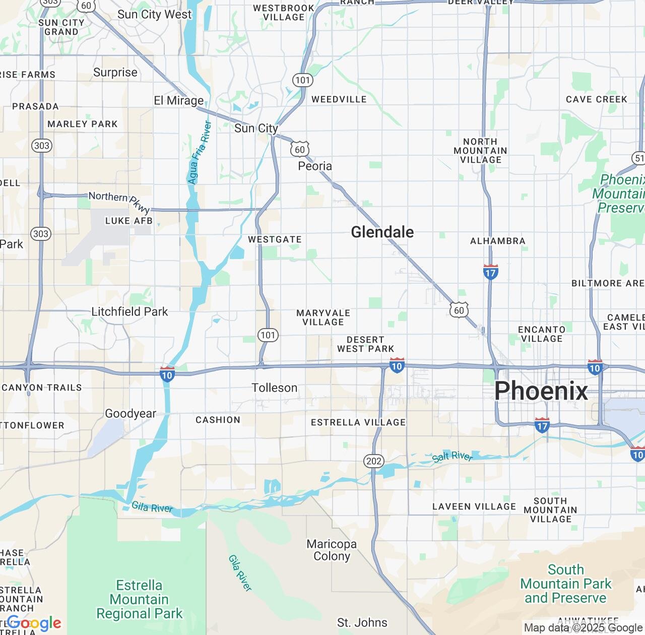 Map image for Intellectual Property Lawyers in Maryvale and Arizona IP firms at coordinates  ; .