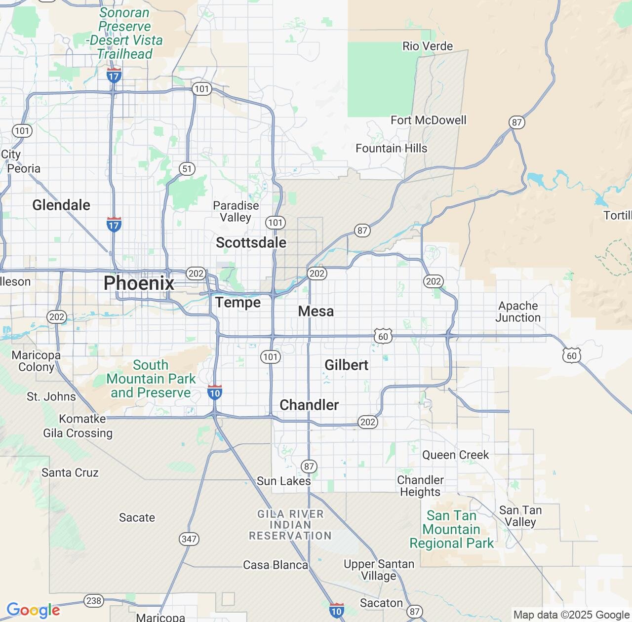 Map image for Intellectual Property Lawyers in Mesa and Arizona IP firms at coordinates  ; .