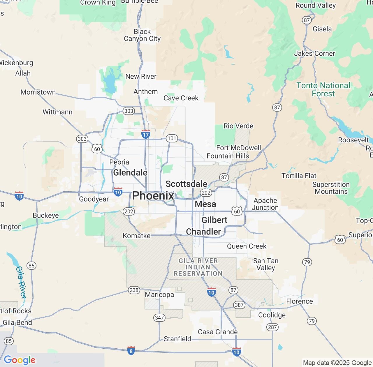 Map image for Intellectual Property Lawyers in Scottsdale and Arizona IP firms at coordinates  ; .