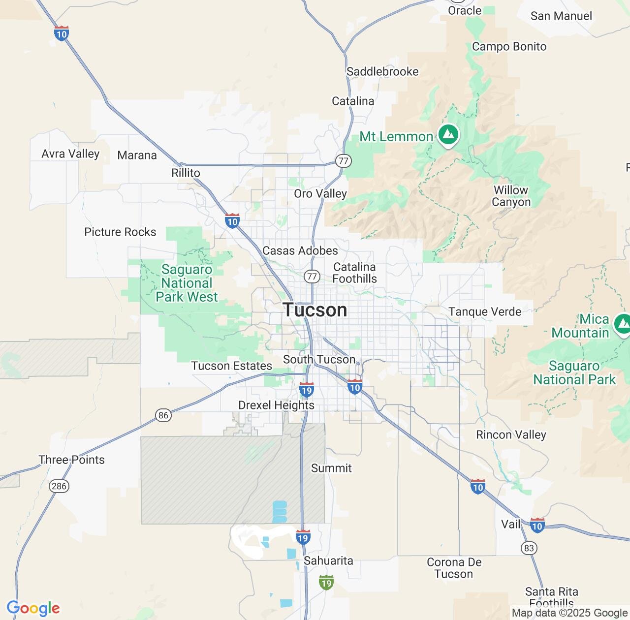 Map image for Intellectual Property Lawyers in Tucson and Arizona IP firms at coordinates  ; .