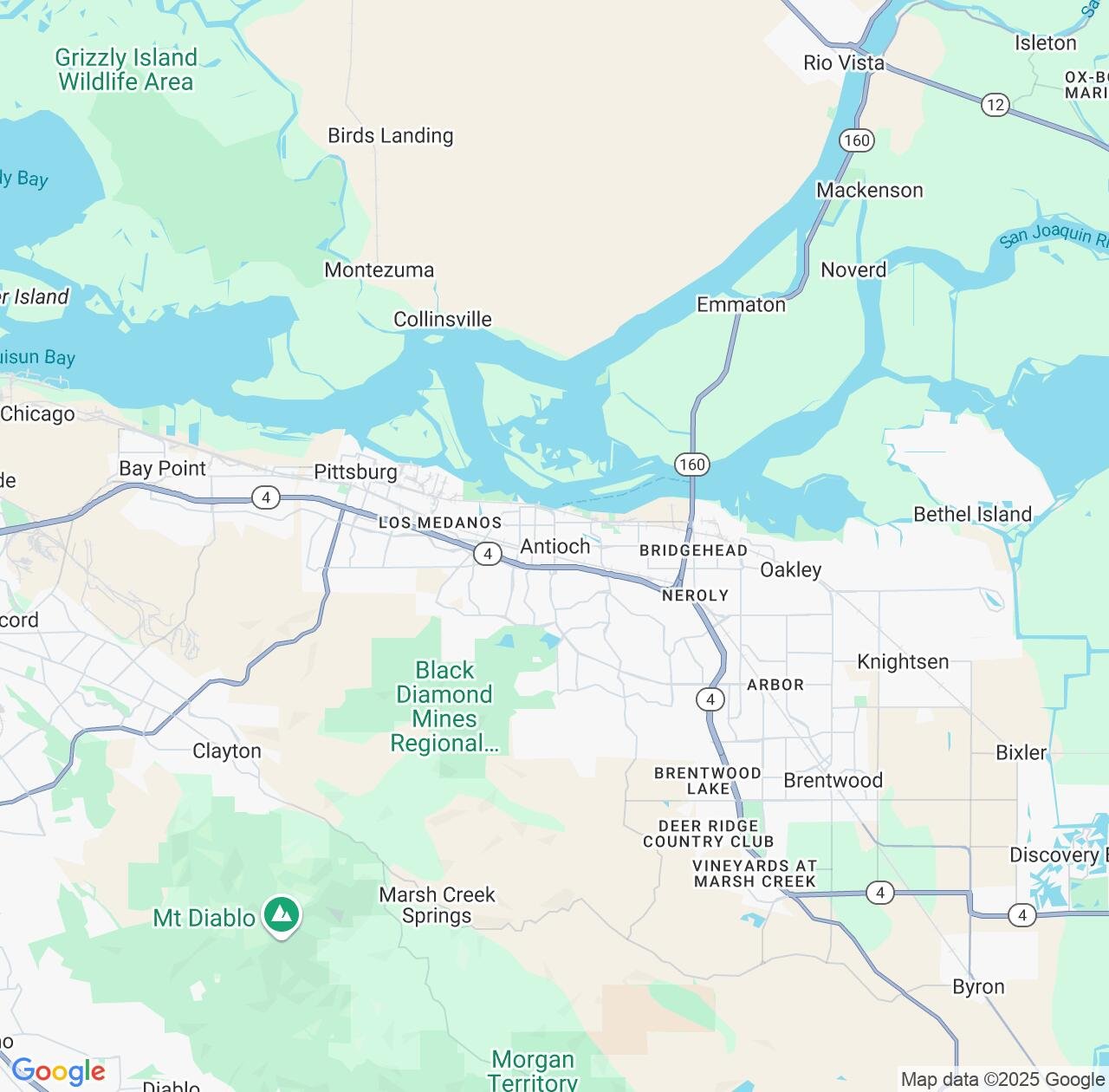 Map image for Intellectual Property Lawyers in Antioch and California IP firms at coordinates  ; .