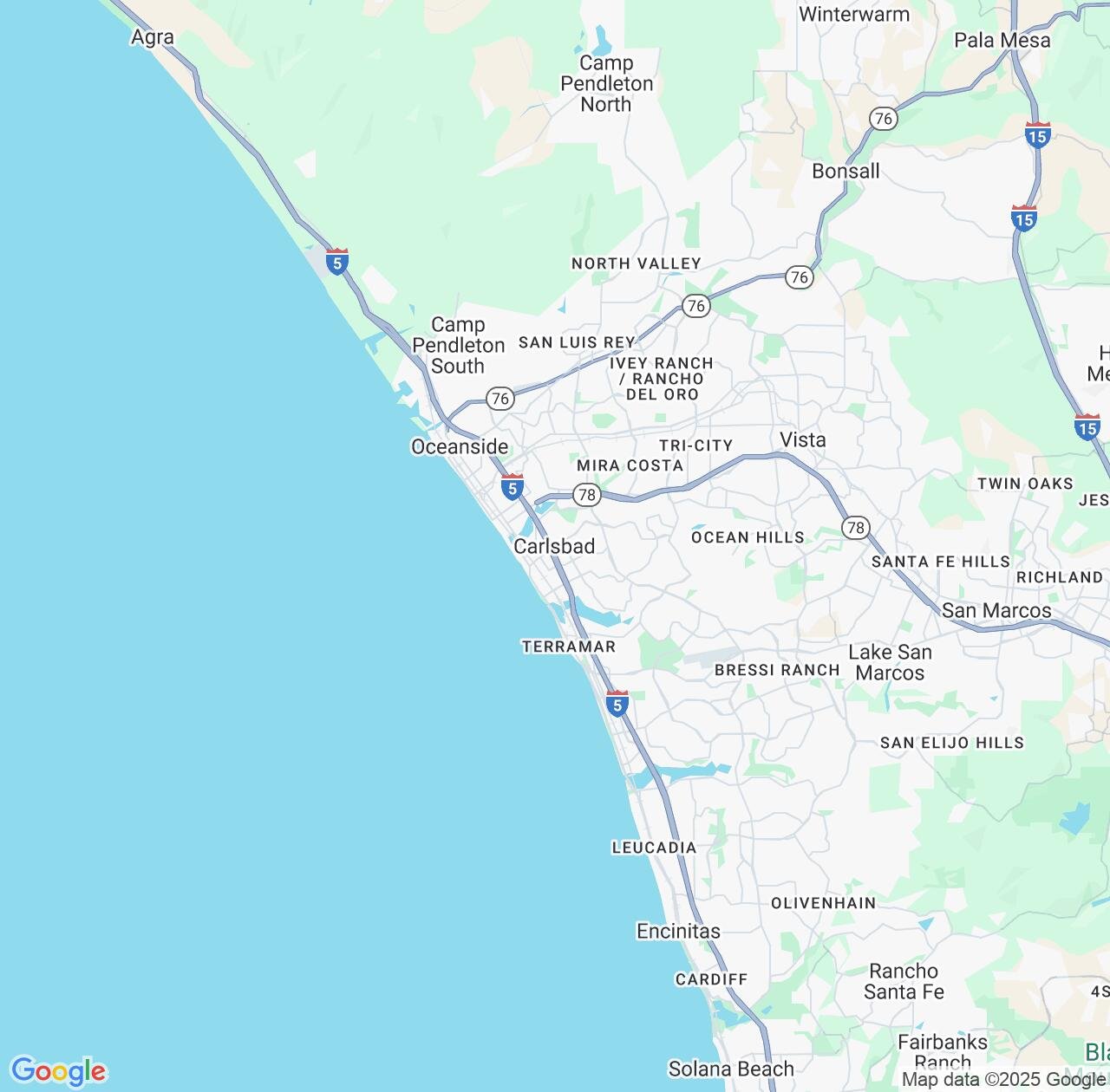 Map image for Intellectual Property Lawyers in Carlsbad and California IP firms at coordinates  ; .