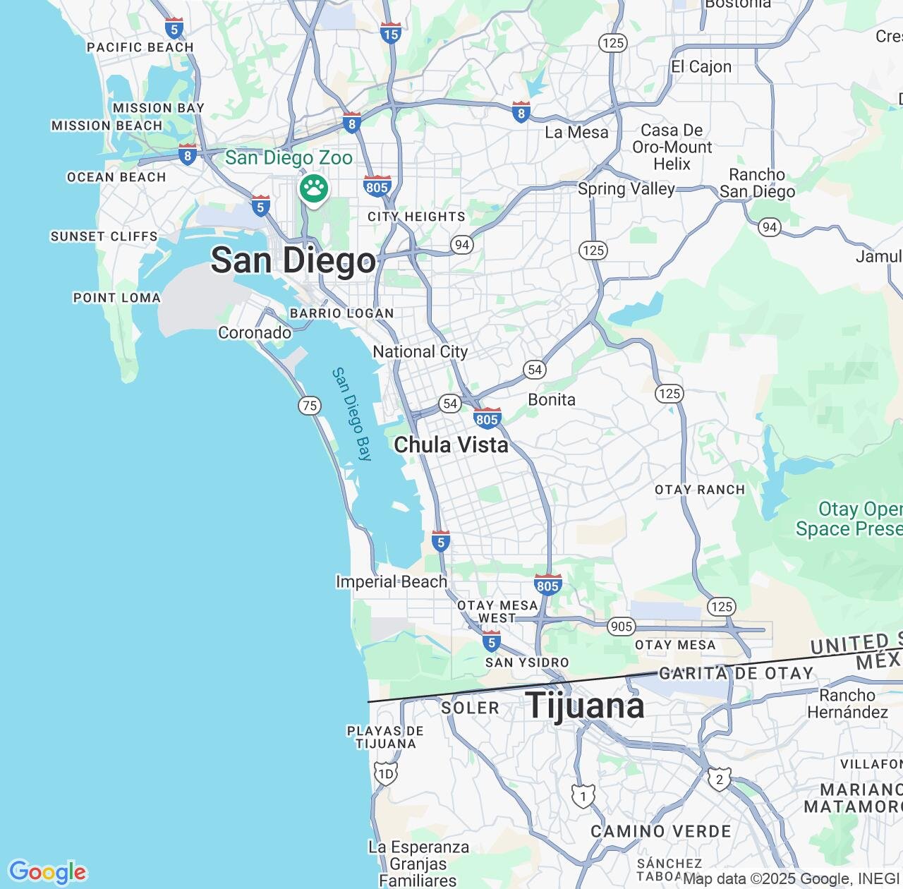 Map image for Intellectual Property Lawyers in Chula Vista and California IP firms at coordinates  ; .