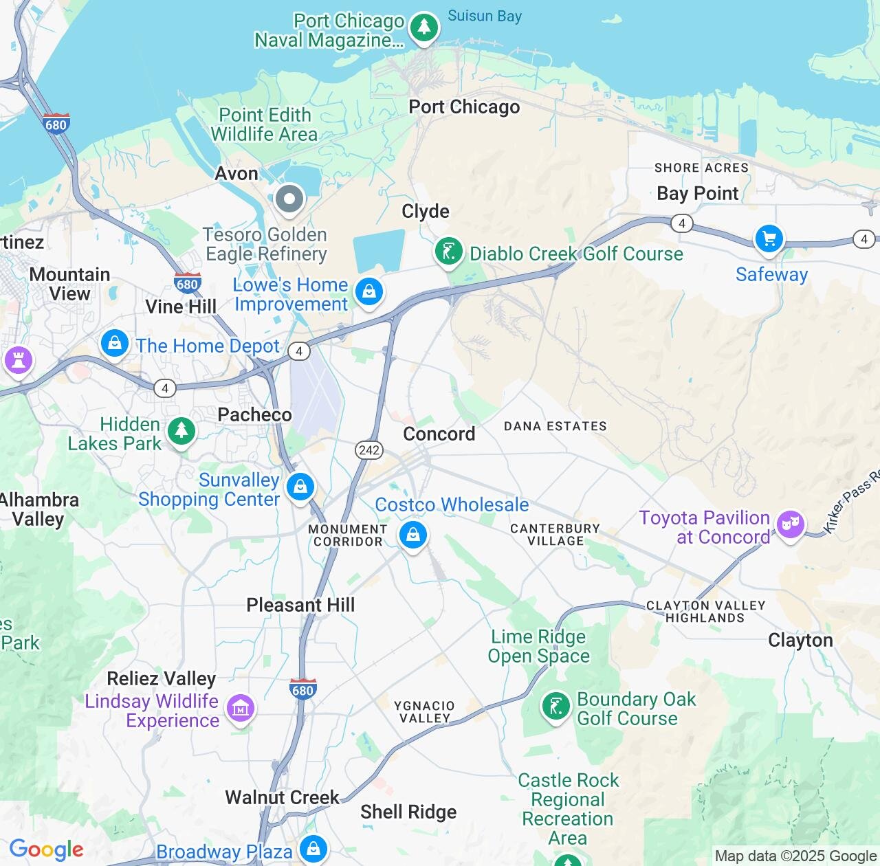 Map image for Intellectual Property Lawyers in Concord and California IP firms at coordinates  ; .