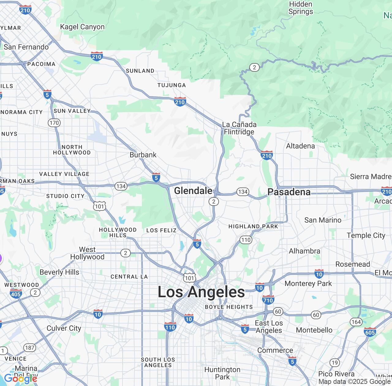 Map image for Intellectual Property Lawyers in Glendale and California IP firms at coordinates  ; .