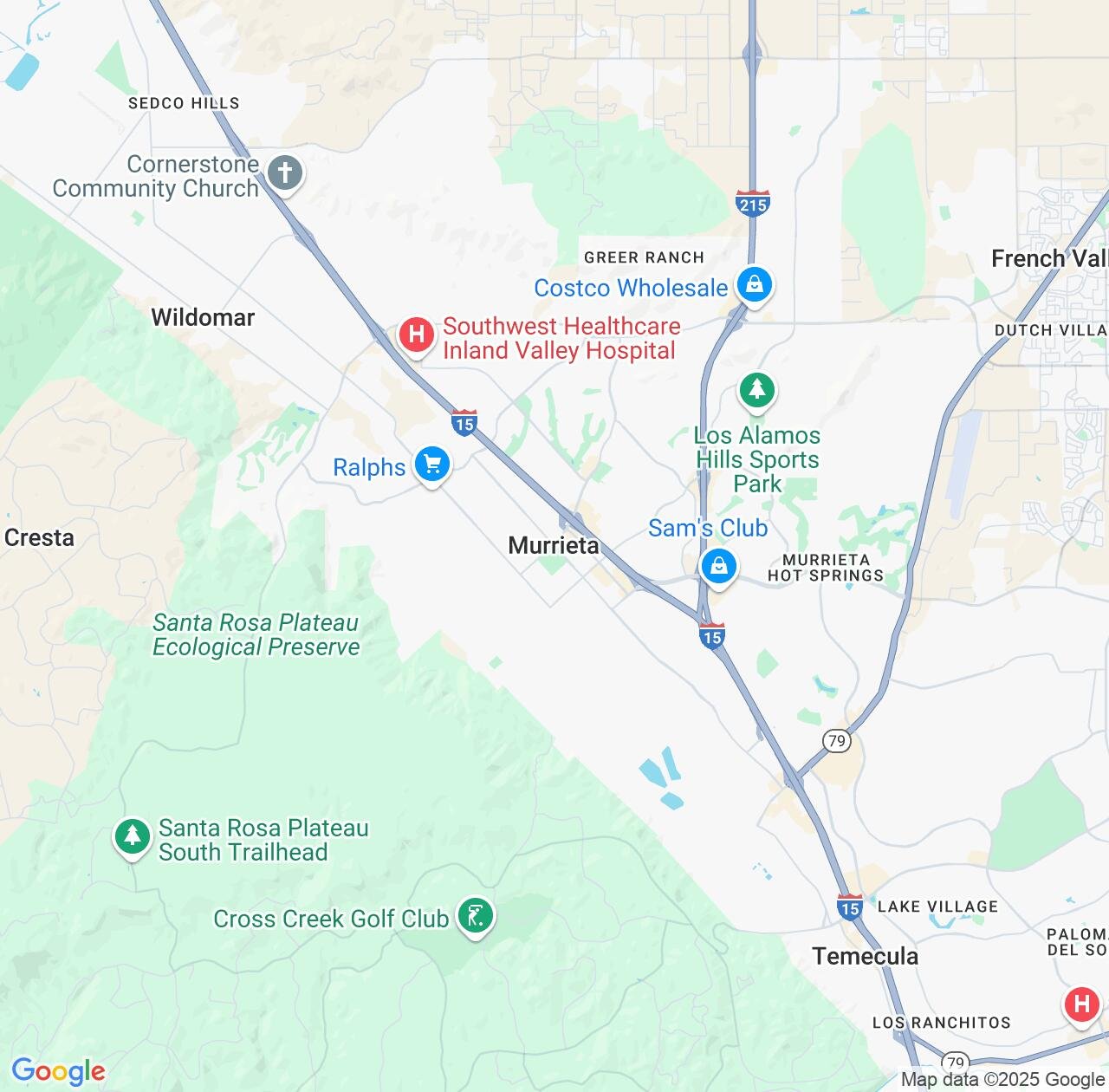 Map image for Intellectual Property Lawyers in Murrieta and California IP firms at coordinates  ; .