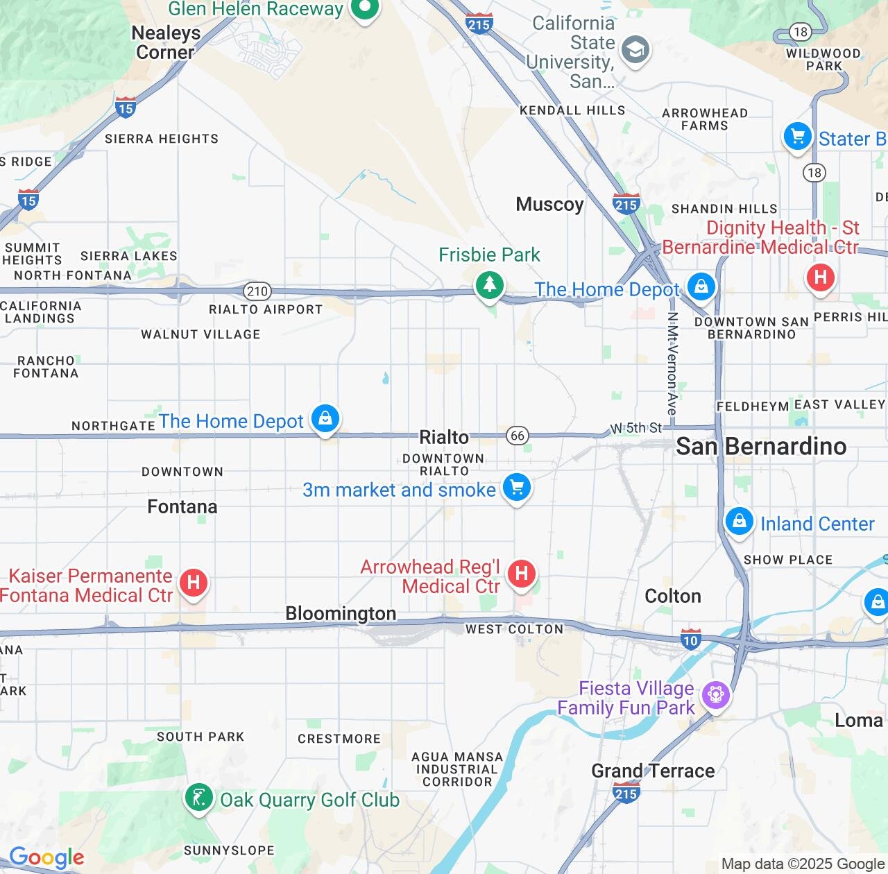 Map image for Intellectual Property Lawyers in Rialto and California IP firms at coordinates  ; .