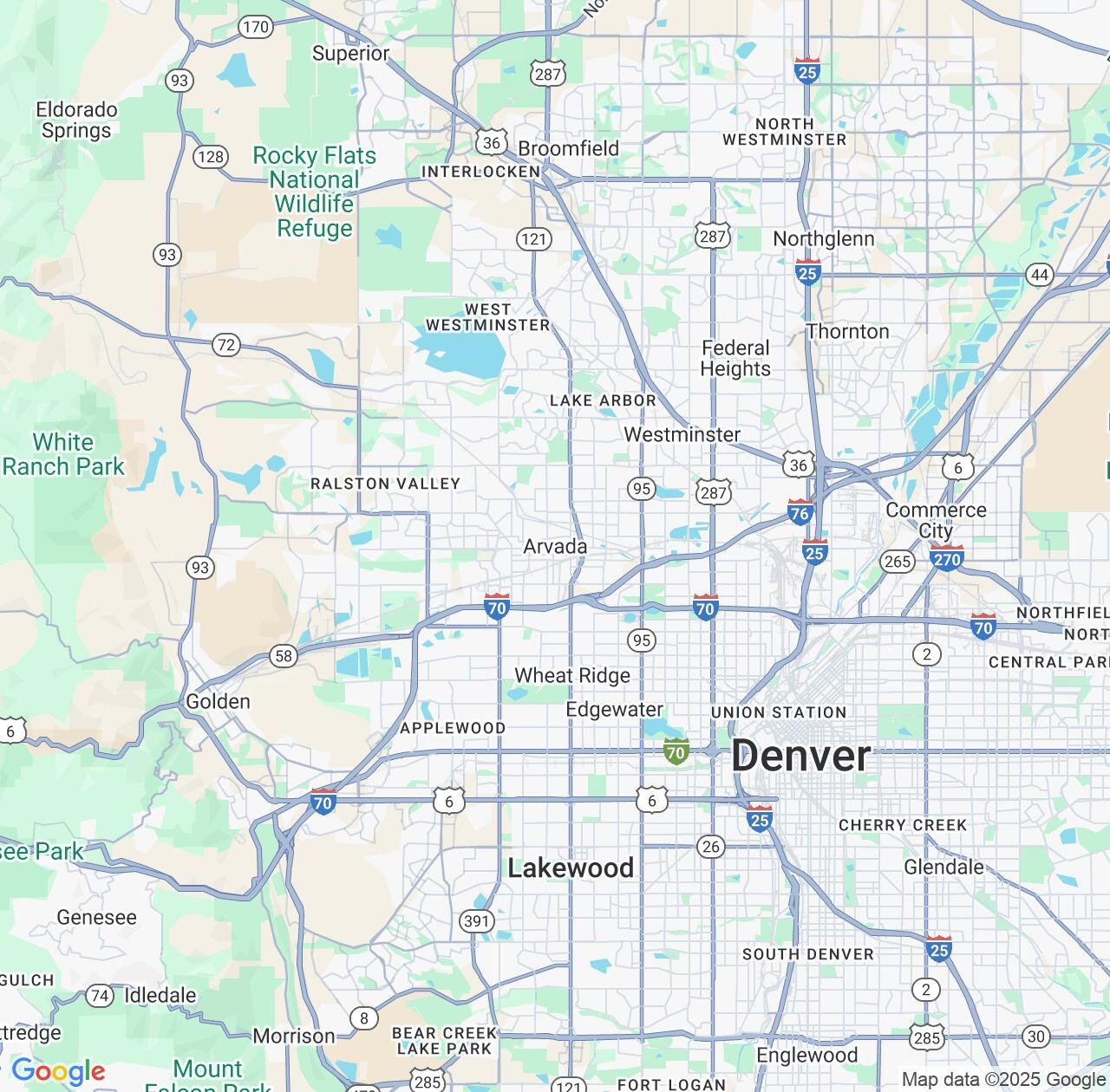 Map image for Intellectual Property Lawyers in Arvada and Colorado IP firms at coordinates  ; .