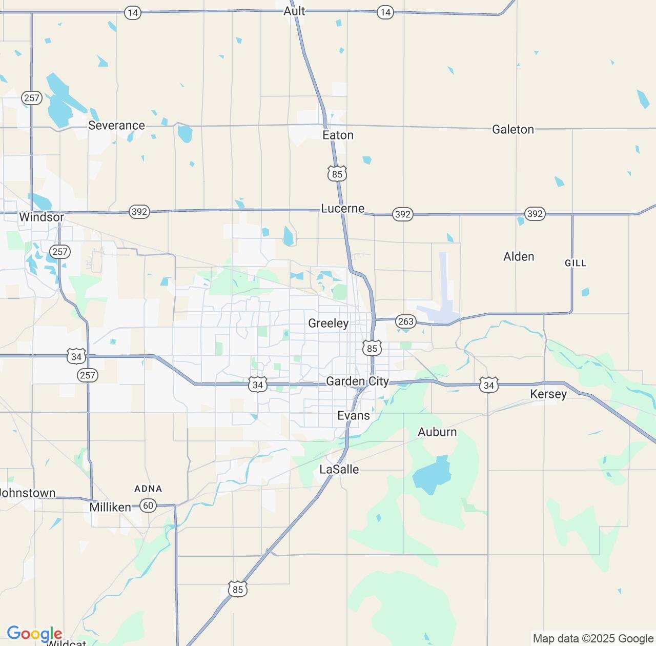 Map image for Intellectual Property Lawyers in Greeley and Colorado IP firms at coordinates  ; .