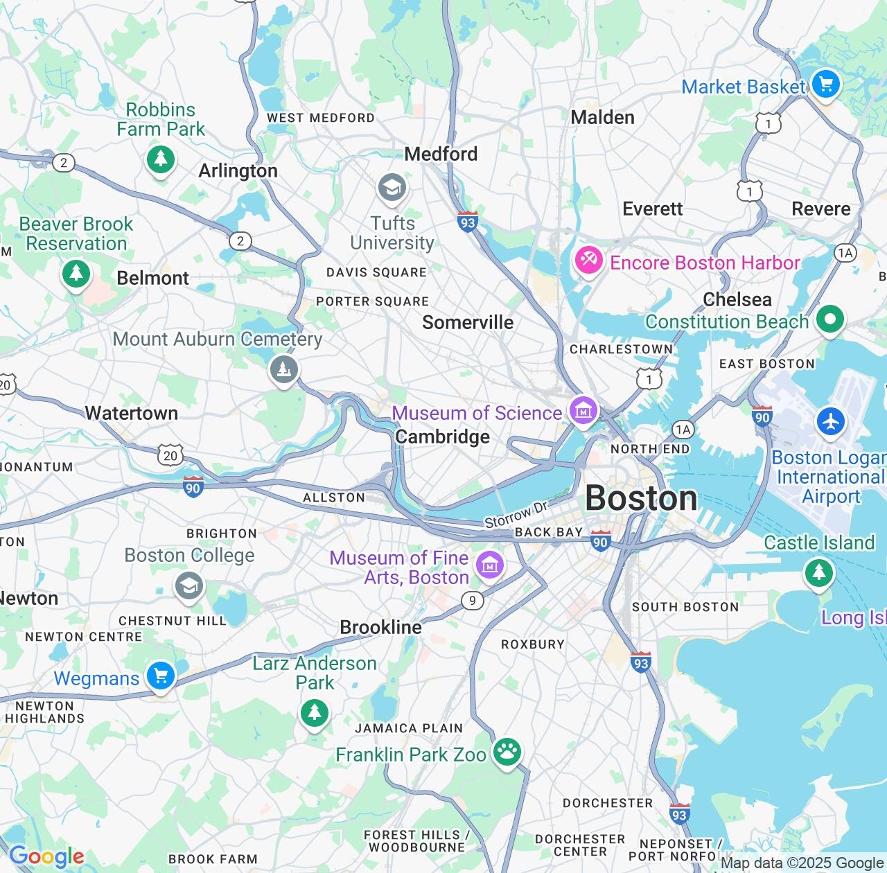 Map image for Intellectual Property Lawyers in Cambridge and Massachusetts IP firms at coordinates  ; .