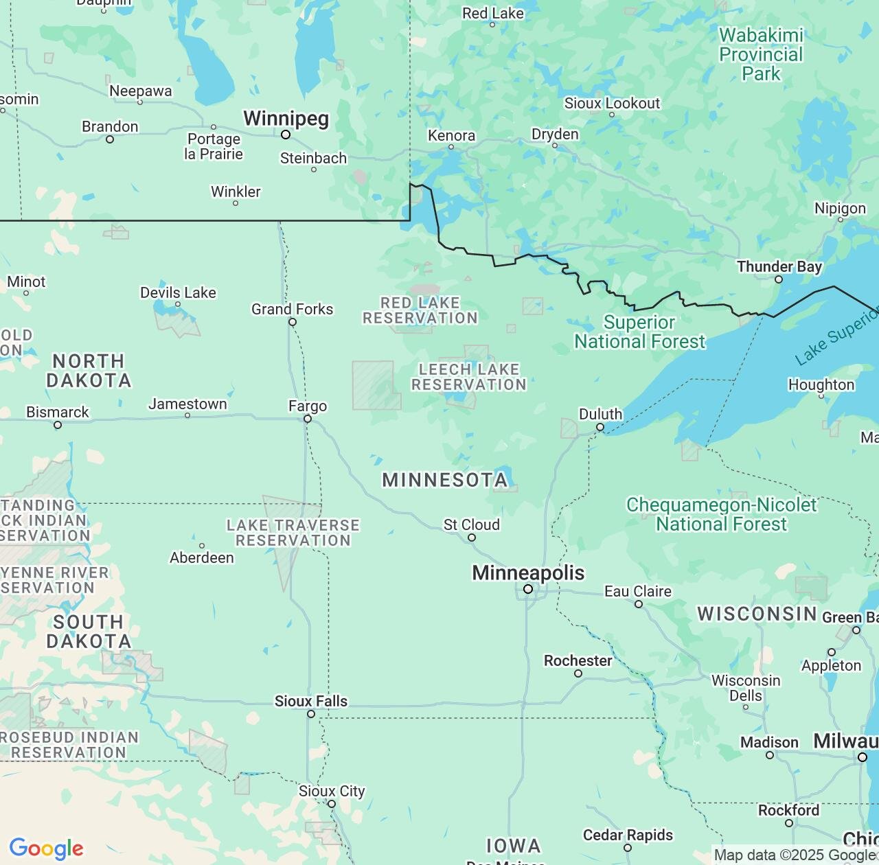 Map image for Intellectual Property Lawyers in Minnesota and United States IP firms at coordinates  ; .