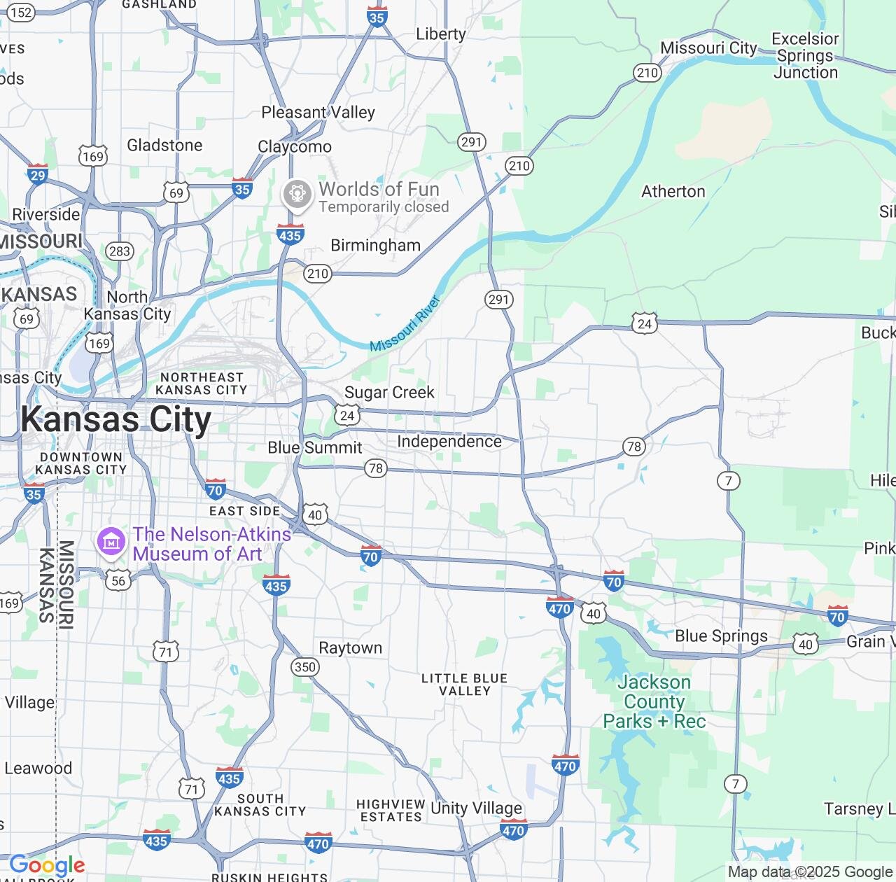 Map image for Intellectual Property Lawyers in Independence and Missouri IP firms at coordinates  ; .