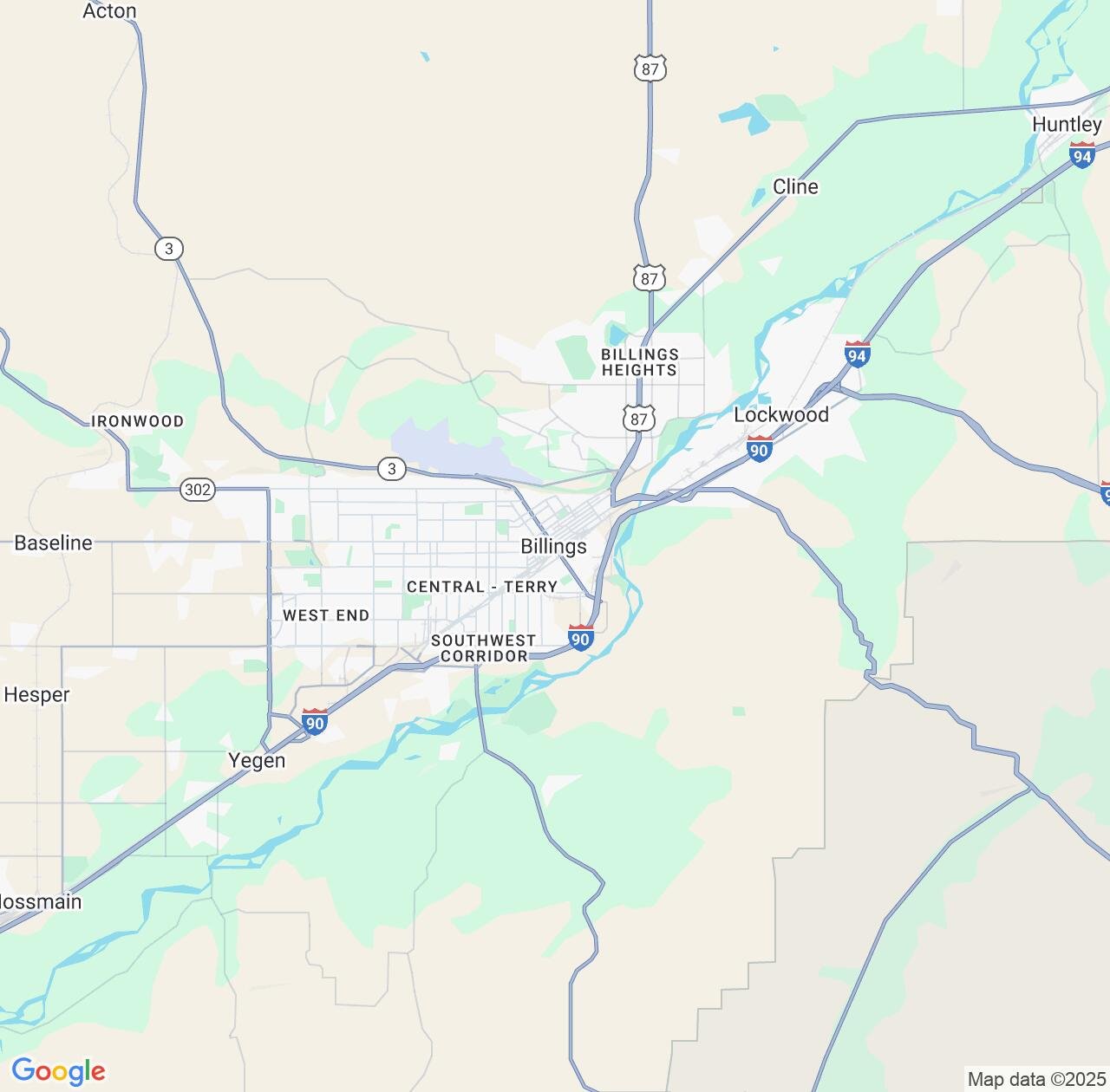 Map image for Intellectual Property Lawyers in Billings and Montana IP firms at coordinates  ; .