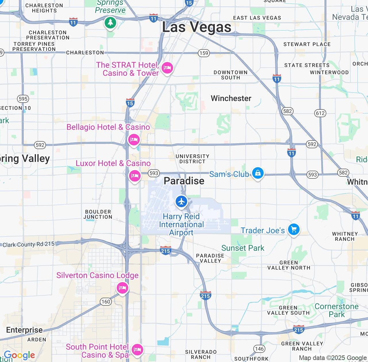 Map image for Intellectual Property Lawyers in Paradise and Nevada IP firms at coordinates  ; .