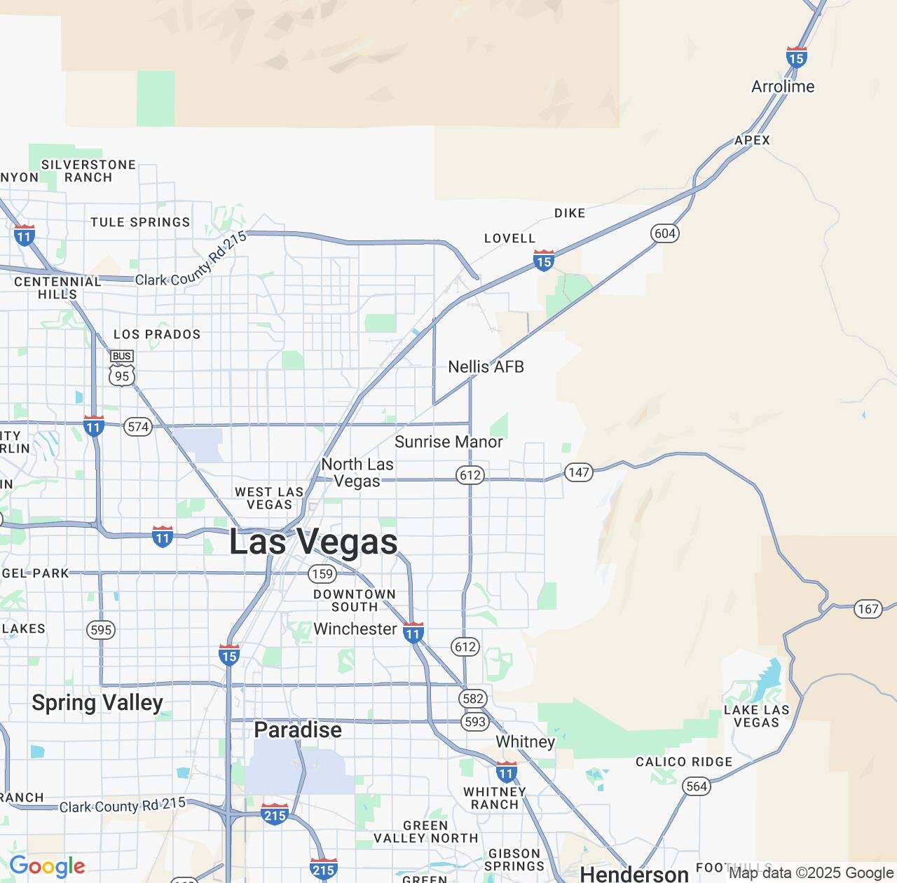 Map image for Intellectual Property Lawyers in Sunrise Manor and Nevada IP firms at coordinates  ; .