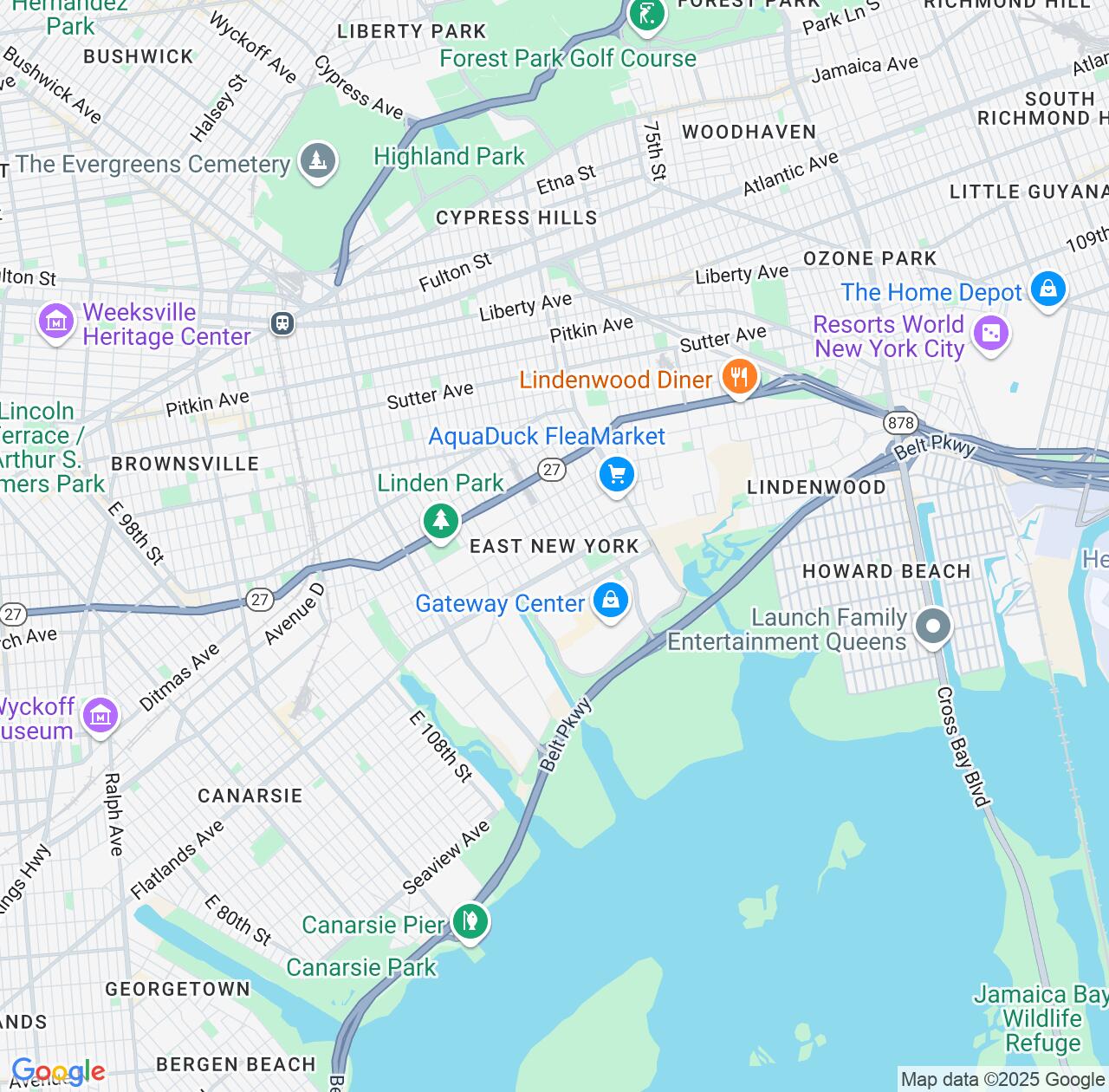 Map image for Intellectual Property Lawyers in East New York and New York IP firms at coordinates  ; .