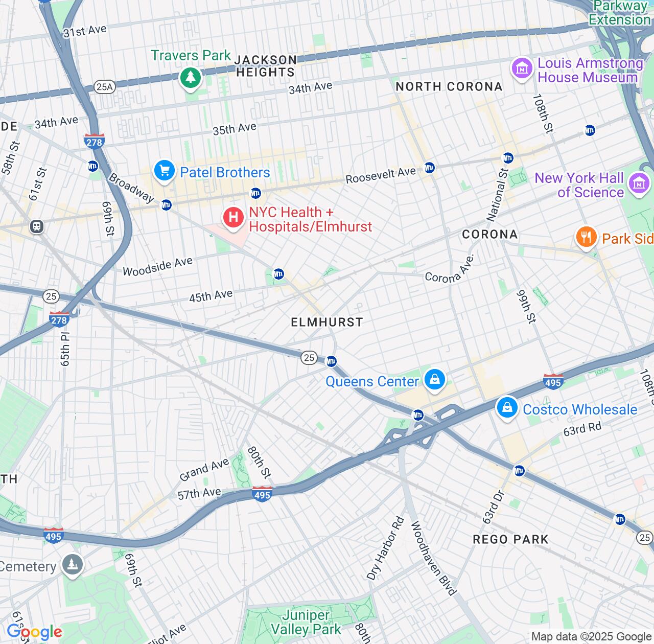 Map image for Intellectual Property Lawyers in Elmhurst and New York IP firms at coordinates  ; .