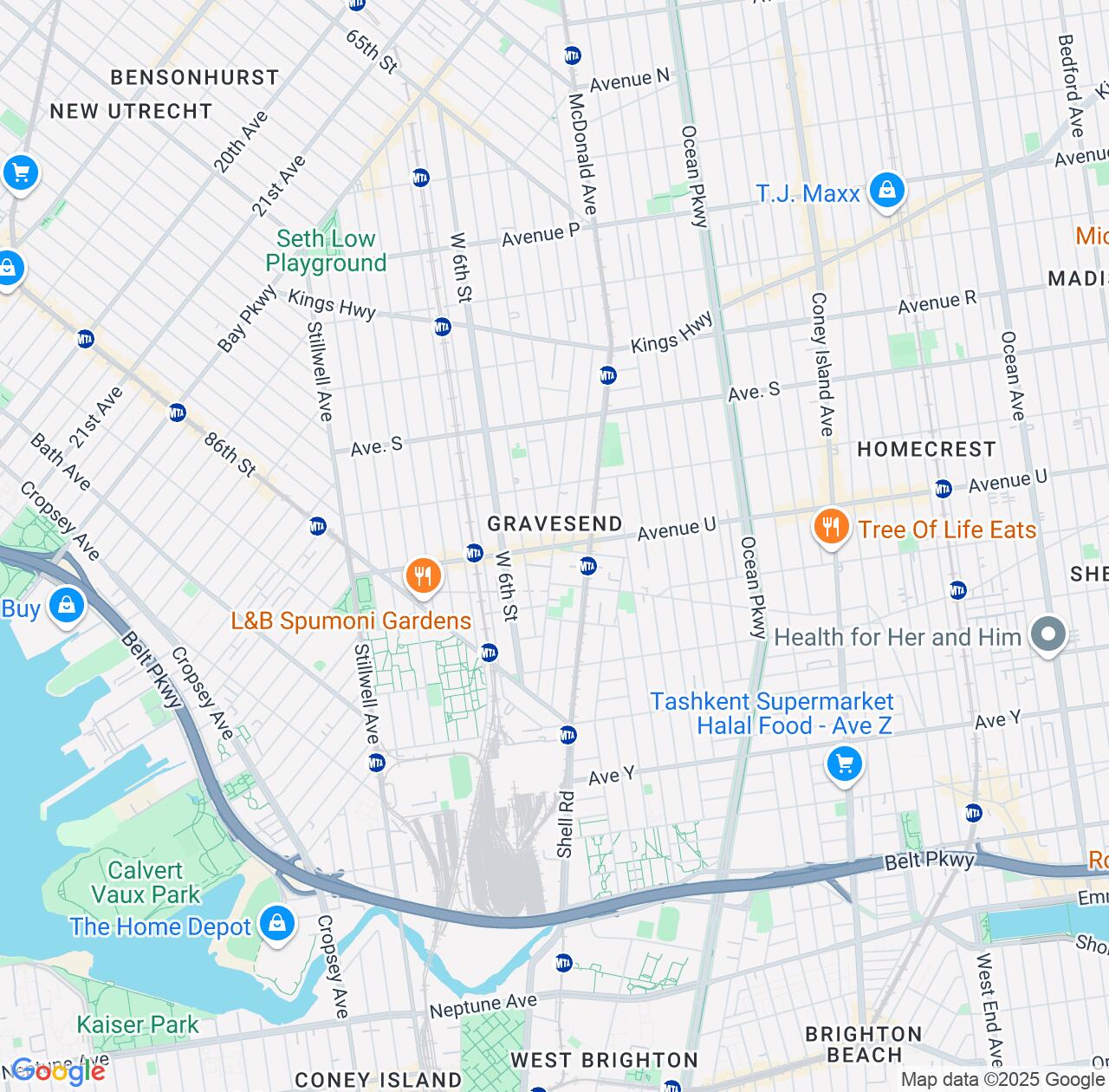 Map image for Intellectual Property Lawyers in Gravesend and New York IP firms at coordinates  ; .