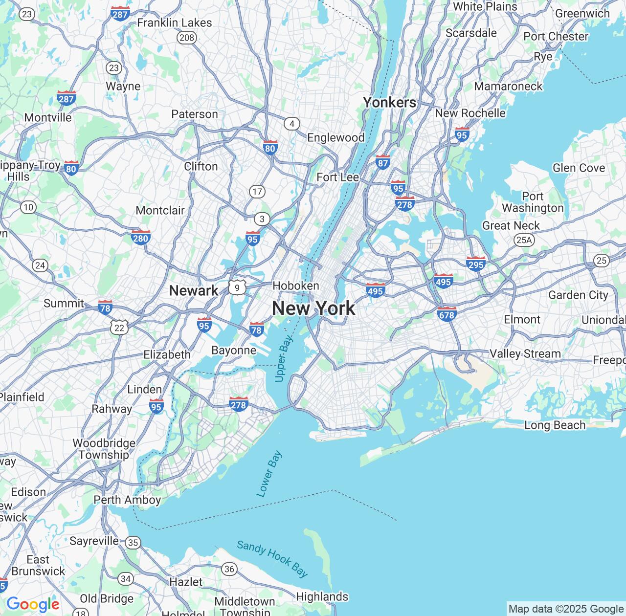 Map image for Intellectual Property Lawyers in New York City and New York IP firms at coordinates  ; .