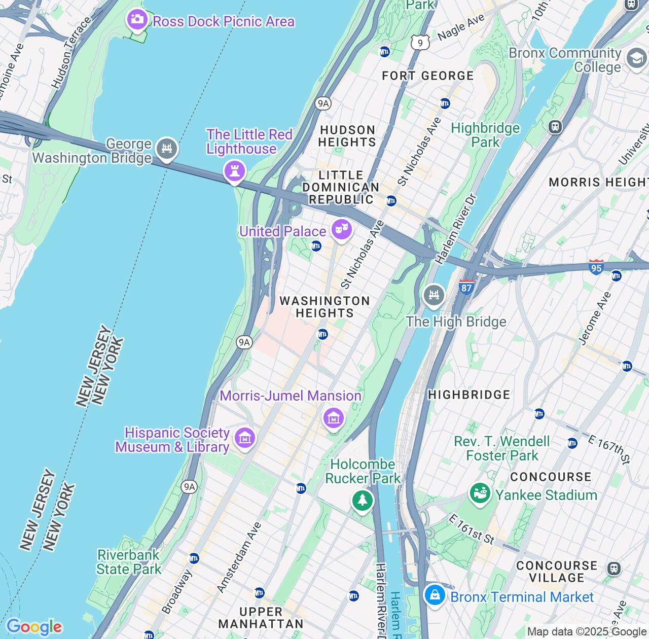 Map image for Intellectual Property Lawyers in Washington Heights and New York IP firms at coordinates  ; .
