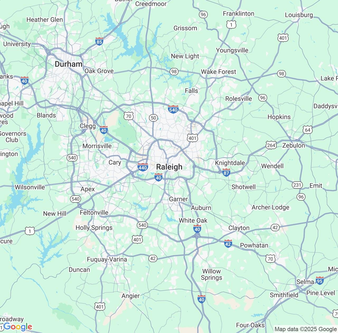 Map image for Intellectual Property Lawyers in Raleigh and North Carolina IP firms at coordinates  ; .