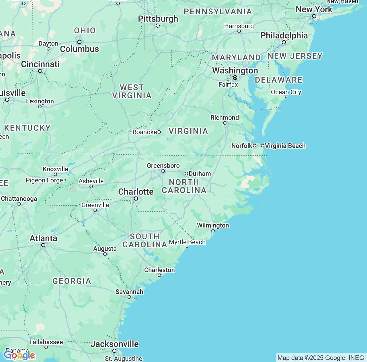 Map image for Intellectual Property Lawyers in North Carolina and United States IP firms at coordinates  ; .