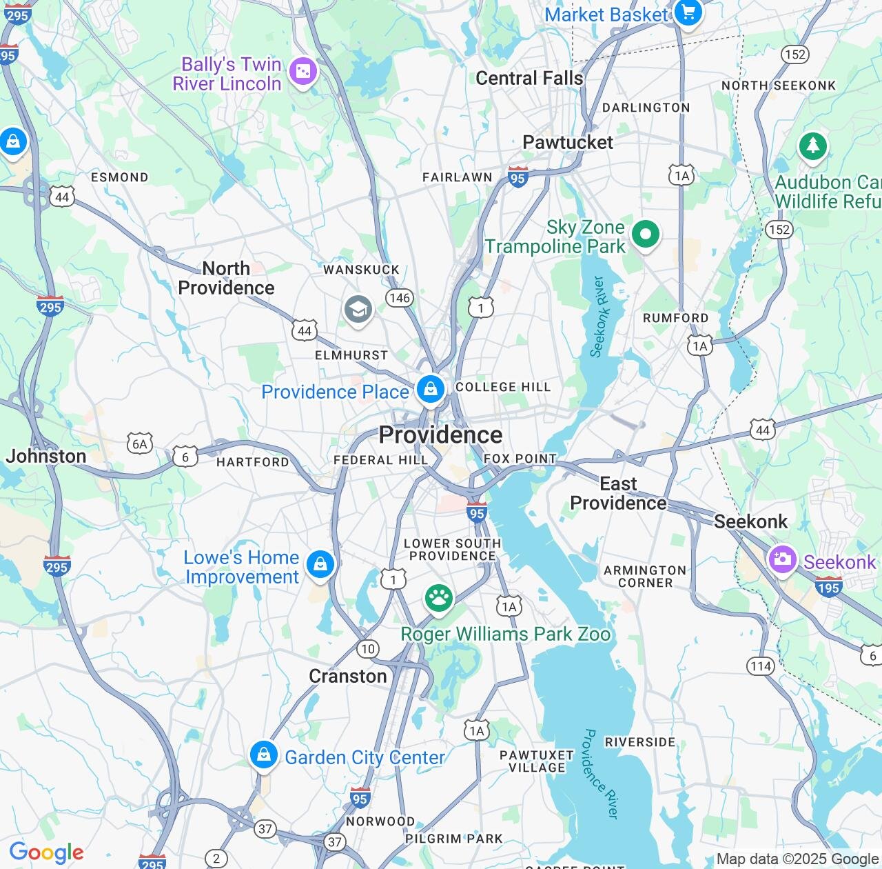 Map image for Intellectual Property Lawyers in Providence and Rhode Island IP firms at coordinates  ; .