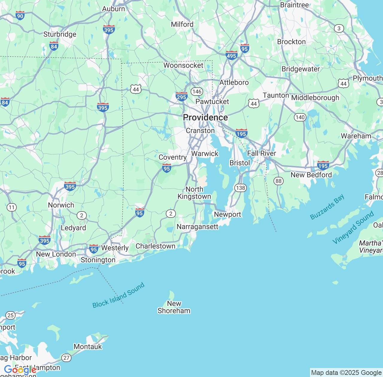 Map image for Intellectual Property Lawyers in Rhode Island and United States IP firms at coordinates  ; .