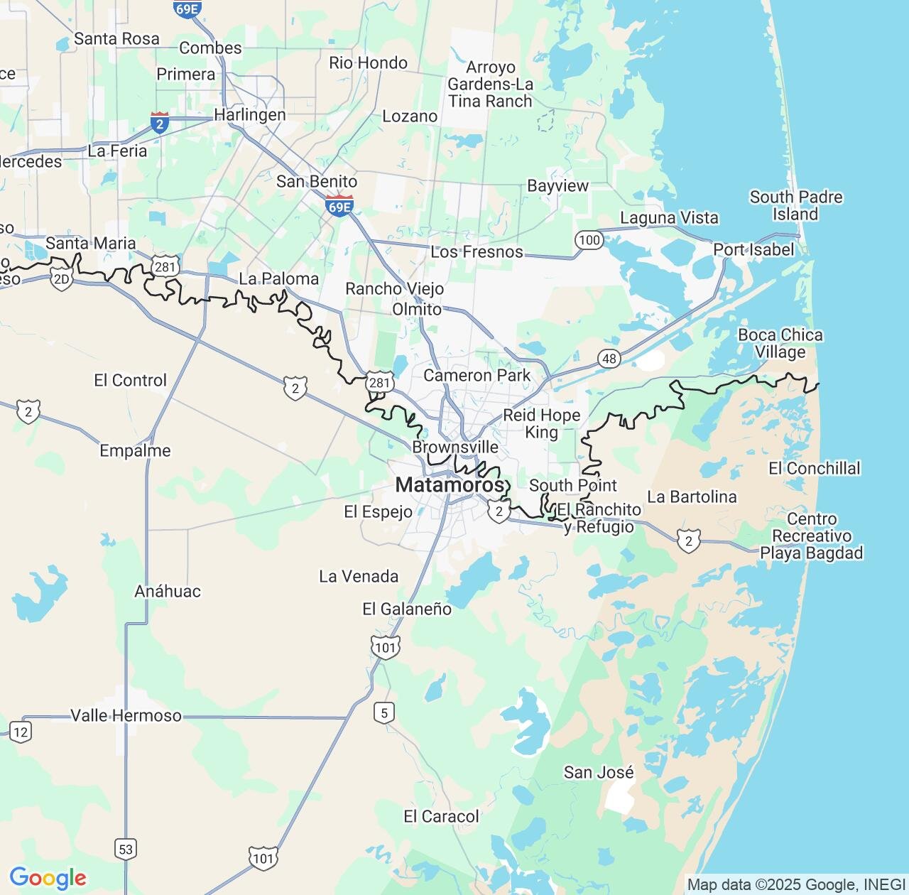 Map image for Intellectual Property Lawyers in Brownsville and Texas IP firms at coordinates  ; .
