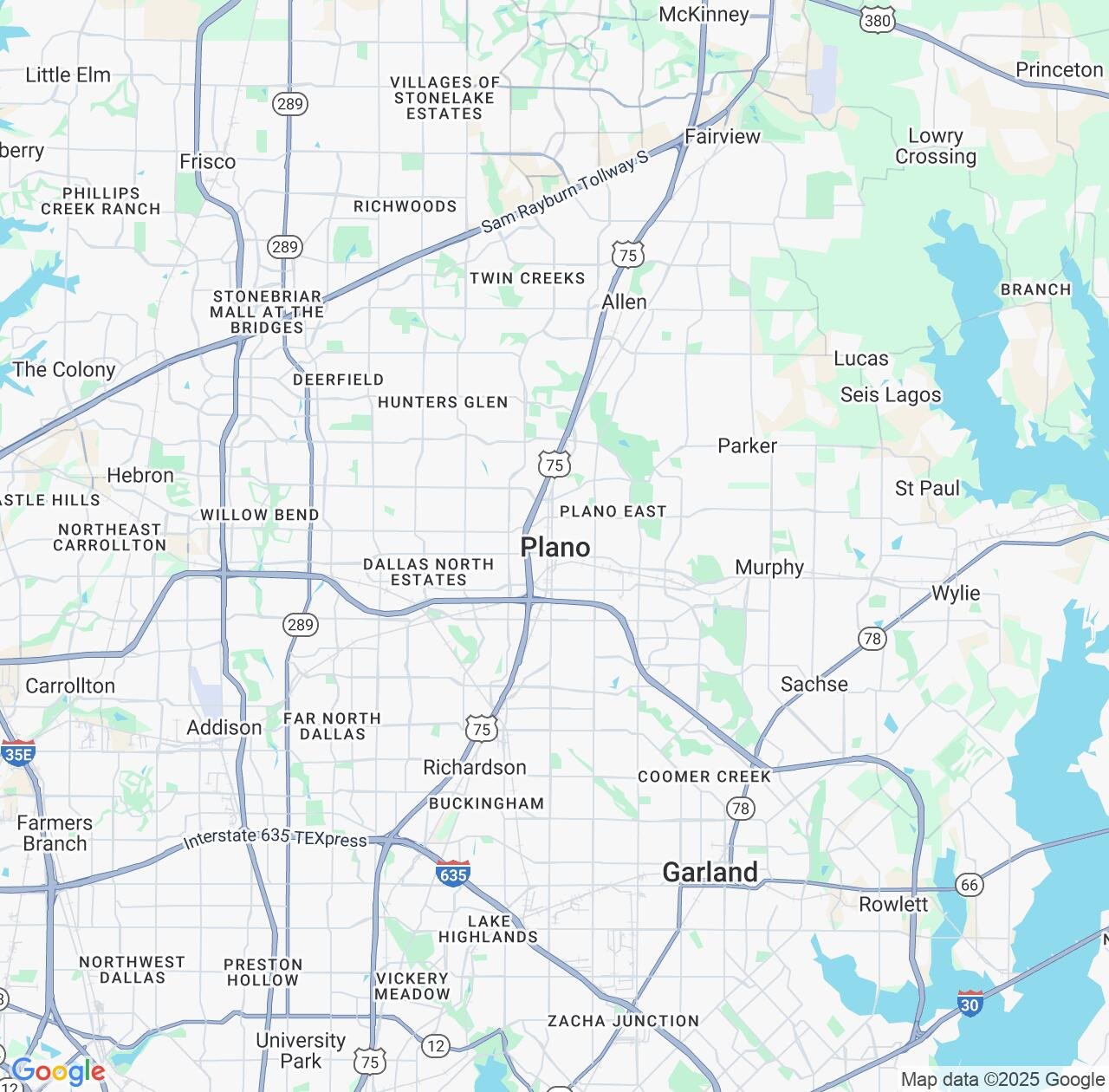 Map image for Intellectual Property Lawyers in Plano and Texas IP firms at coordinates  ; .