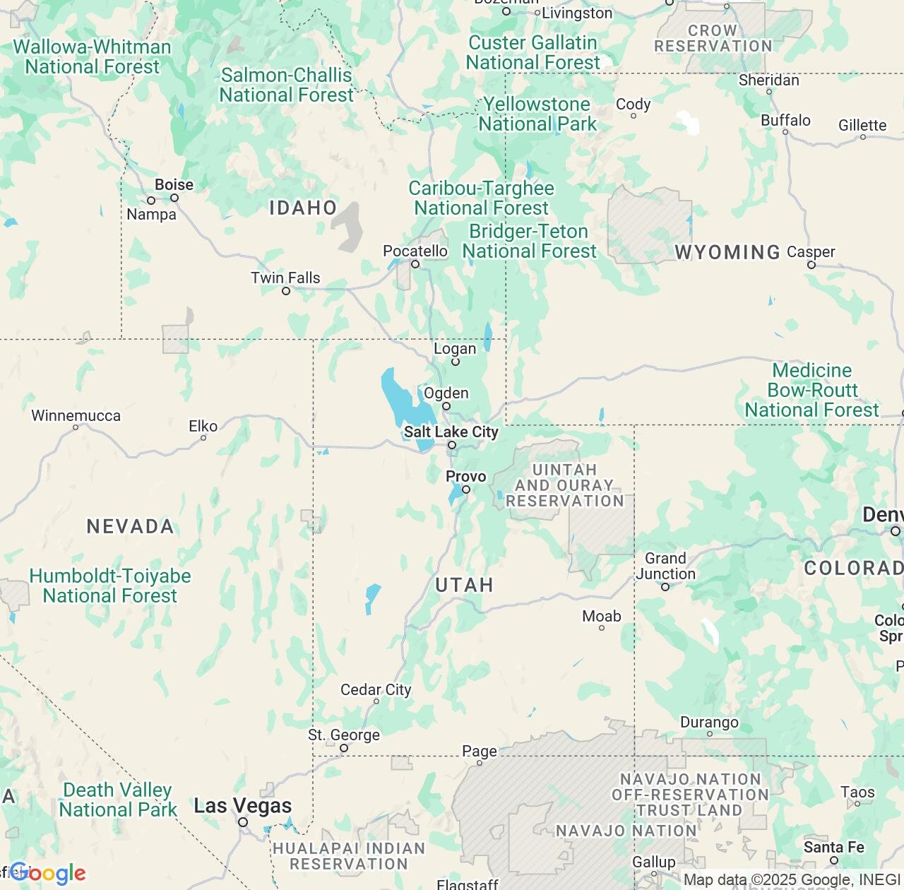 Map image for Intellectual Property Lawyers in Utah and United States IP firms at coordinates  ; .