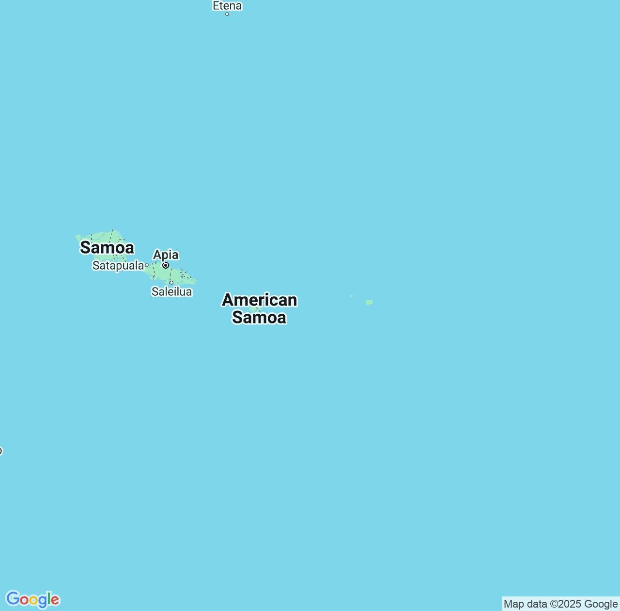 Map image for Intellectual Property Lawyers in American Samoa and Oceania IP firms at coordinates  ; .