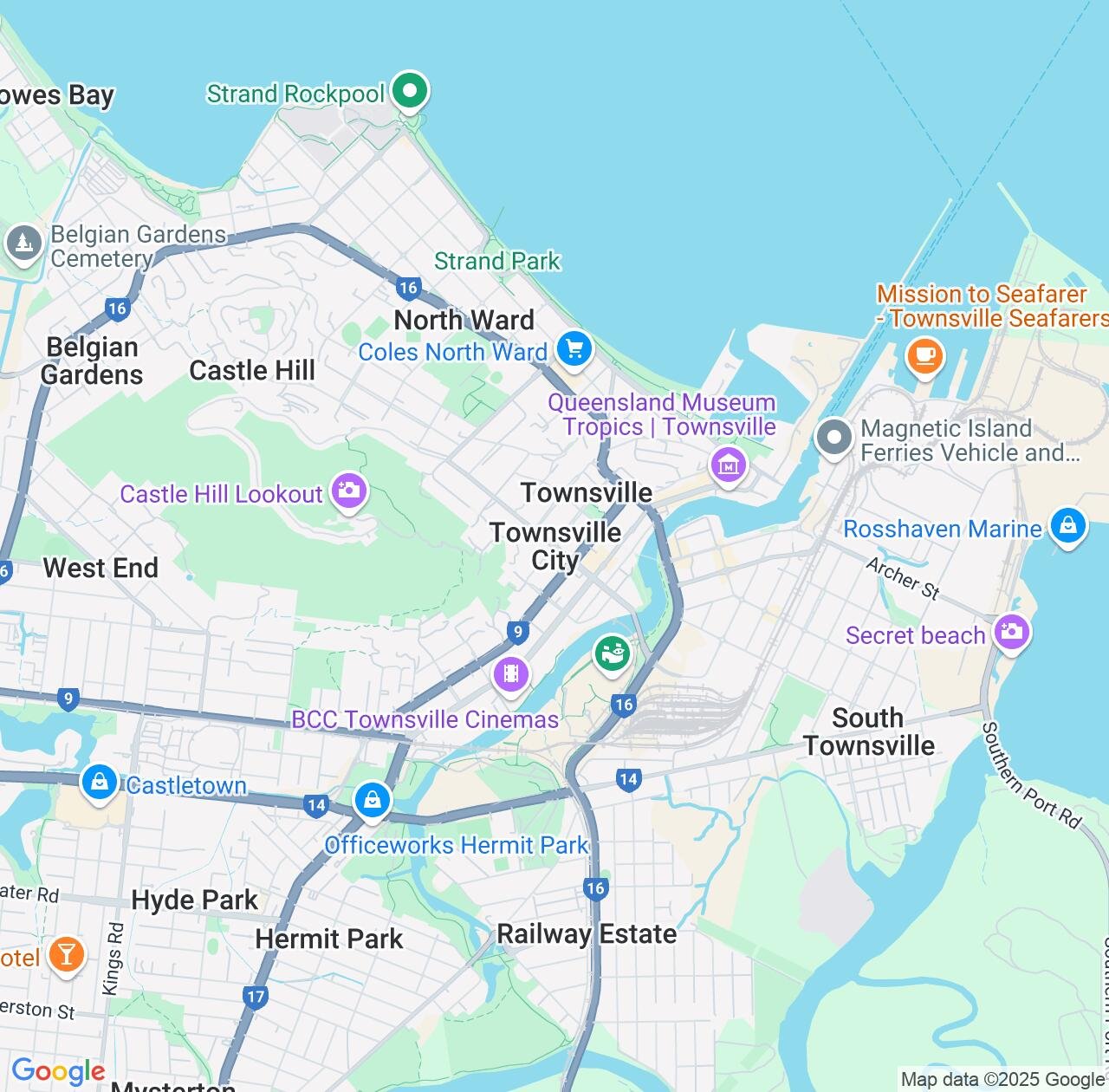 Map image for Intellectual Property Lawyers in Townsville and Queensland IP firms at coordinates  ; .