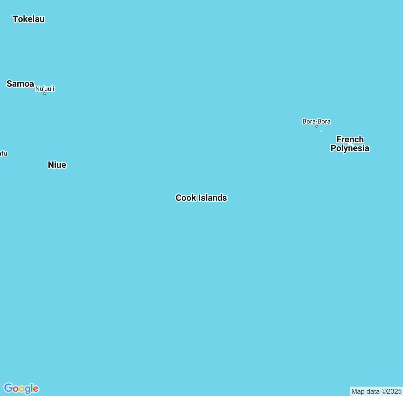 Map image for Intellectual Property Lawyers in Cook Islands and Oceania IP firms at coordinates  ; .