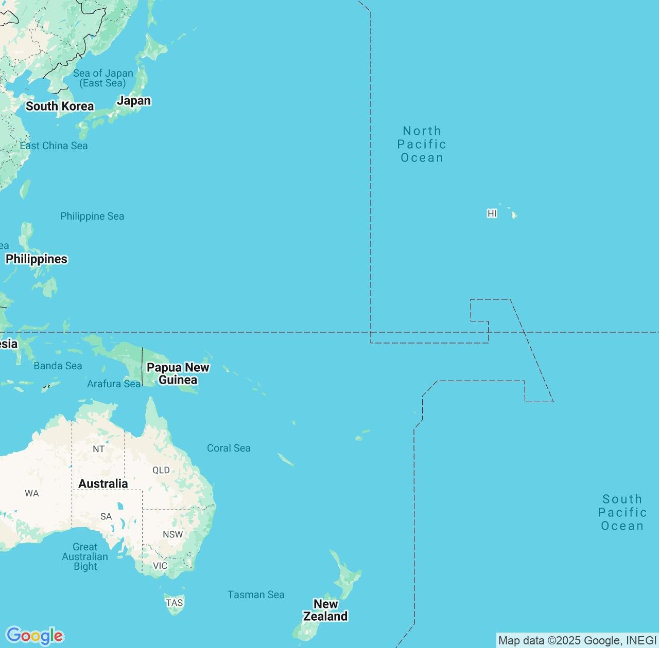 Map image for Intellectual Property Lawyers in Kiribati and Oceania IP firms at coordinates  ; .