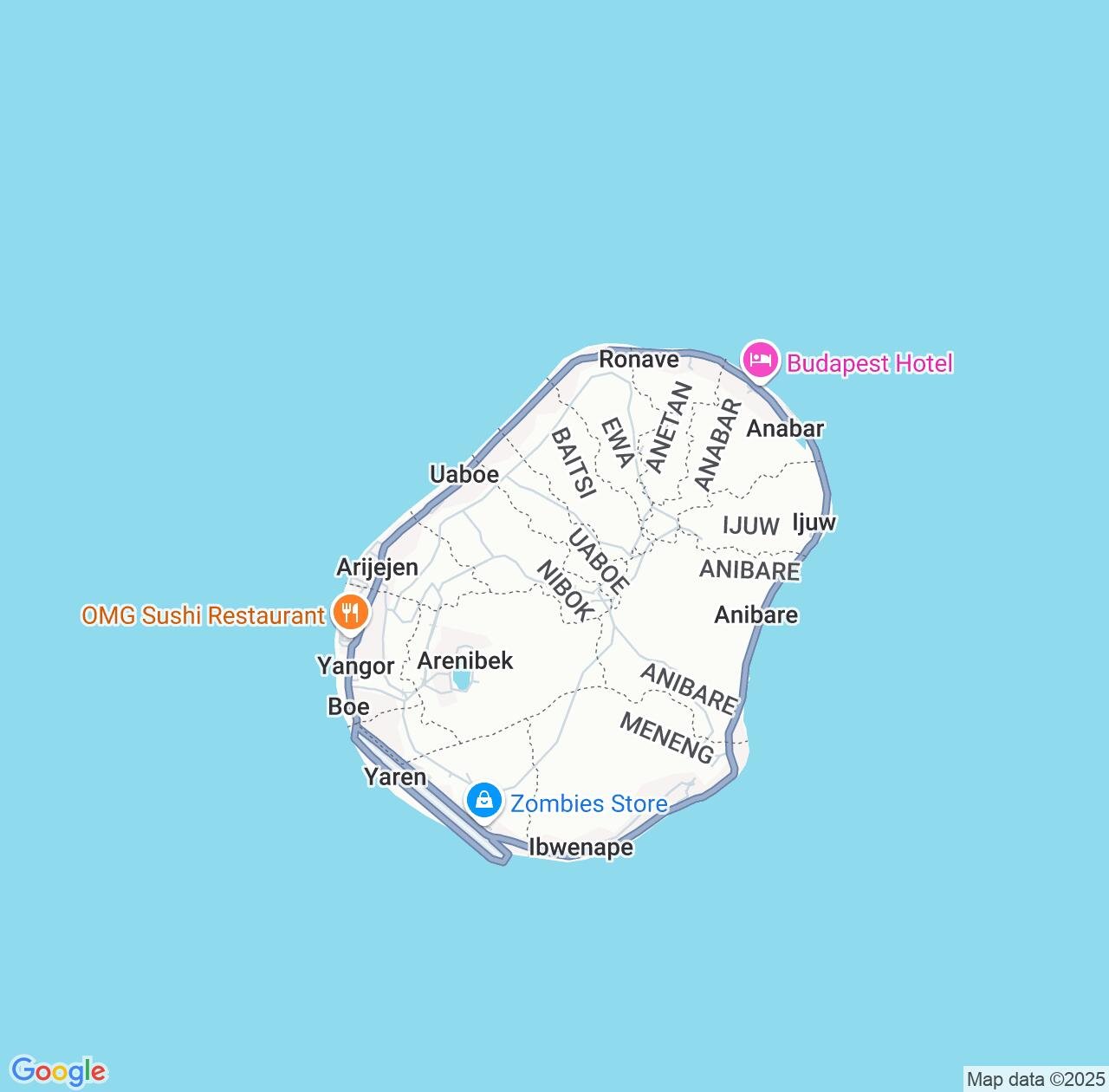 Map image for Intellectual Property Lawyers in Nauru and Oceania IP firms at coordinates  ; .