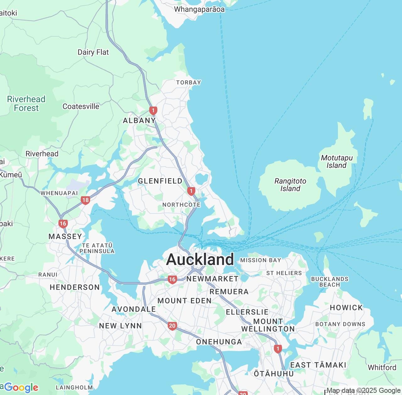 Map image for Intellectual Property Lawyers in North Shore and Auckland IP firms at coordinates  ; .