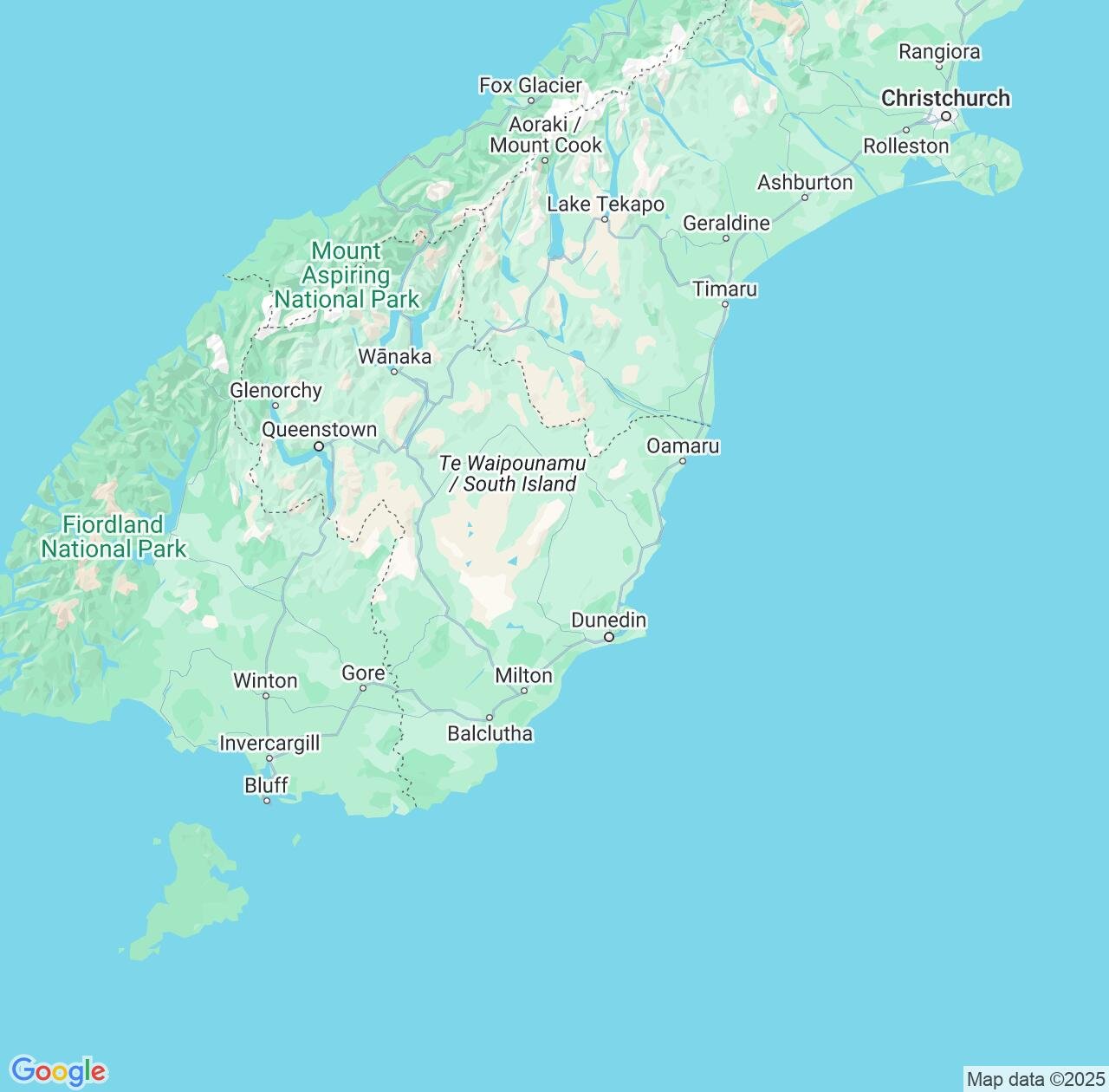 Map image for Intellectual Property Lawyers in Otago and New Zealand IP firms at coordinates  ; .