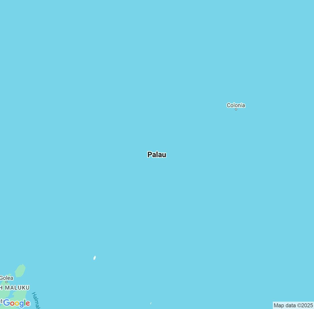 Map image for Intellectual Property Lawyers in Palau and Oceania IP firms at coordinates  ; .
