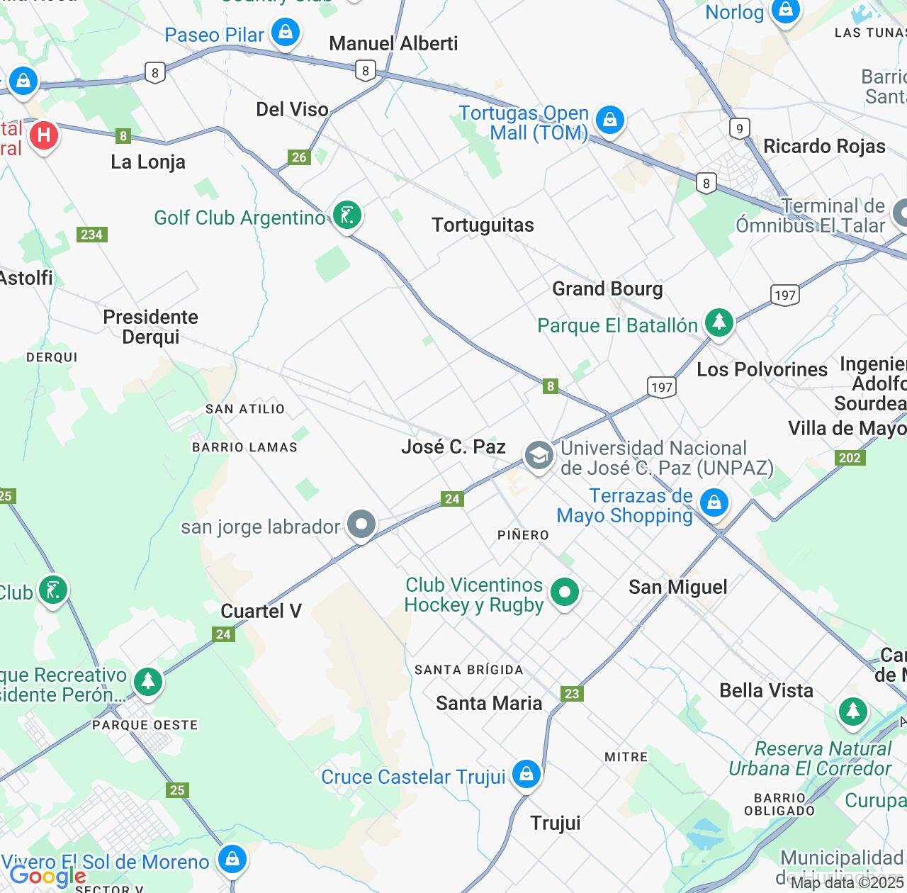 Map image for Intellectual Property Lawyers in Jose C. Paz and Buenos Aires IP firms at coordinates  ; .