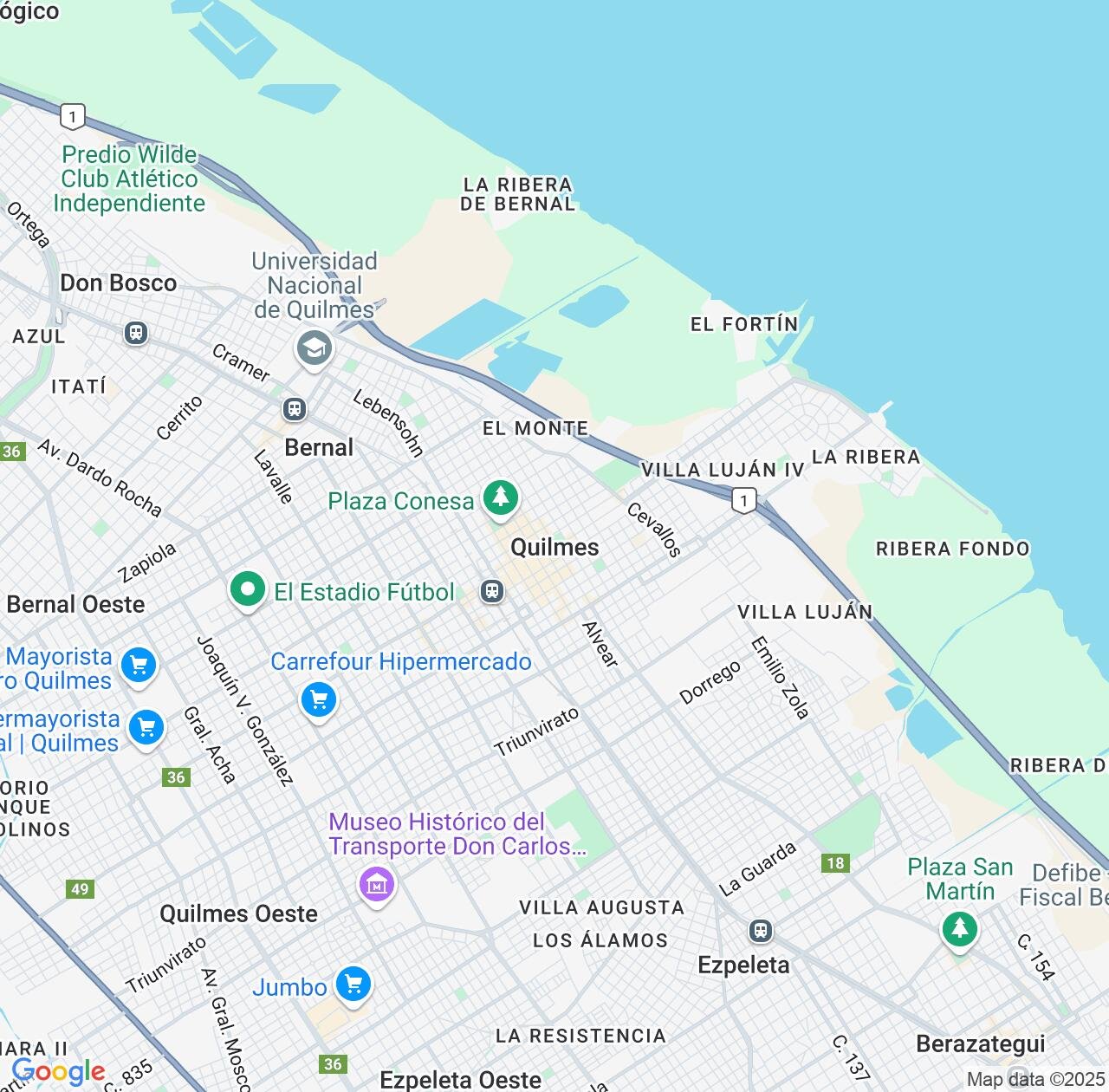 Map image for Intellectual Property Lawyers in Quilmes and Buenos Aires IP firms at coordinates  ; .