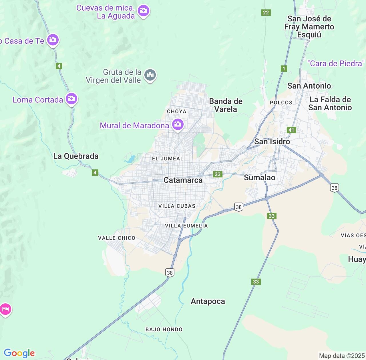 Map image for Intellectual Property Lawyers in Catamarca and Argentina IP firms at coordinates  ; .