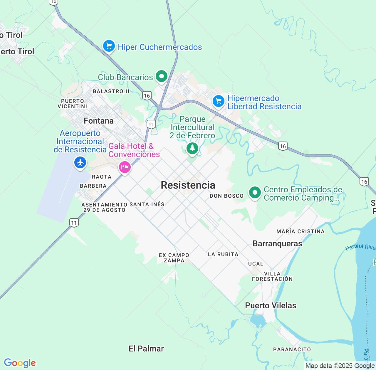 Map image for Intellectual Property Lawyers in Resistencia and Chaco IP firms at coordinates  ; .