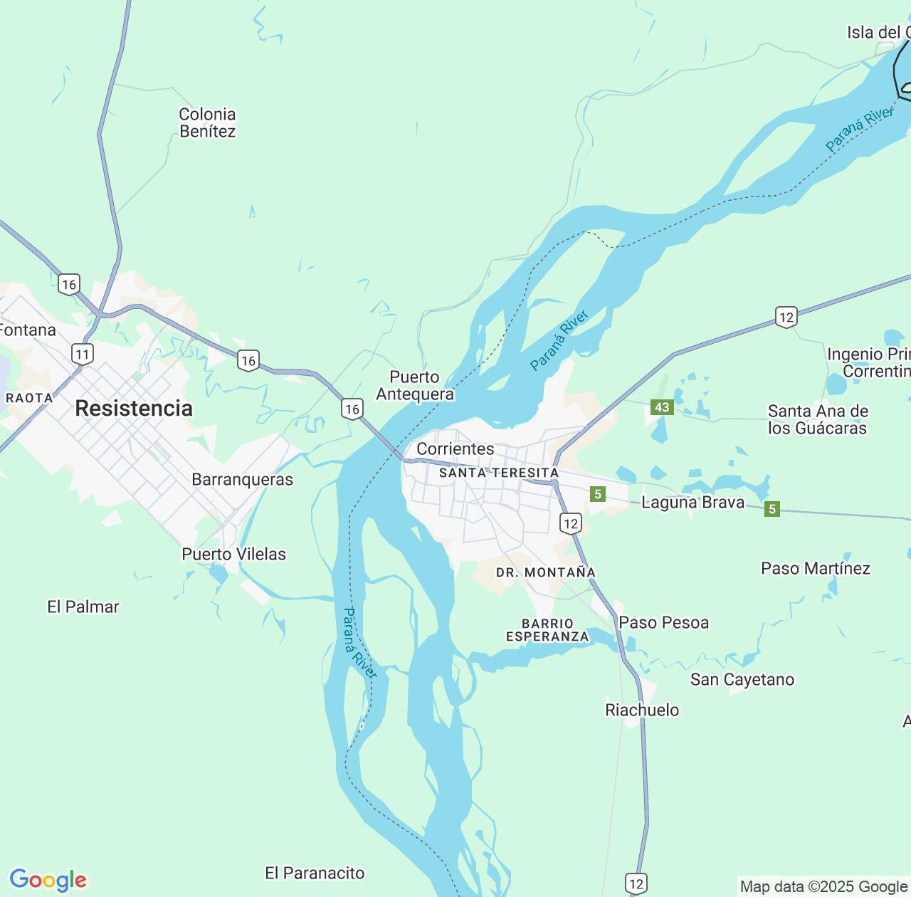 Map image for Intellectual Property Lawyers in Corrientes and Argentina IP firms at coordinates  ; .