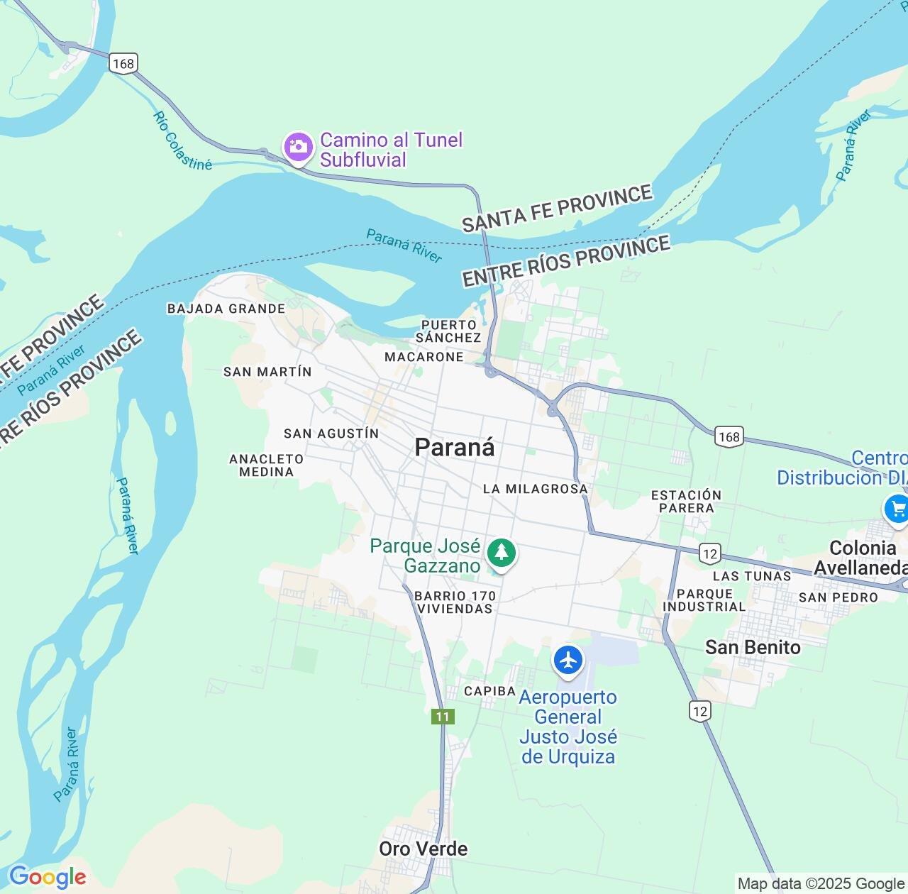 Map image for Intellectual Property Lawyers in Parana and Entre Rios IP firms at coordinates  ; .