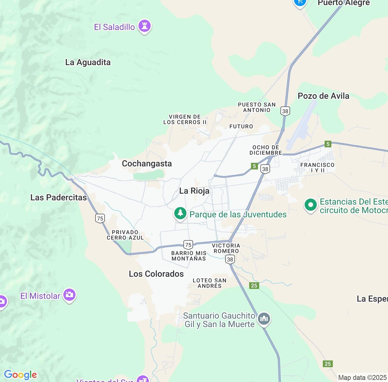 Map image for Intellectual Property Lawyers in La Rioja and Argentina IP firms at coordinates  ; .