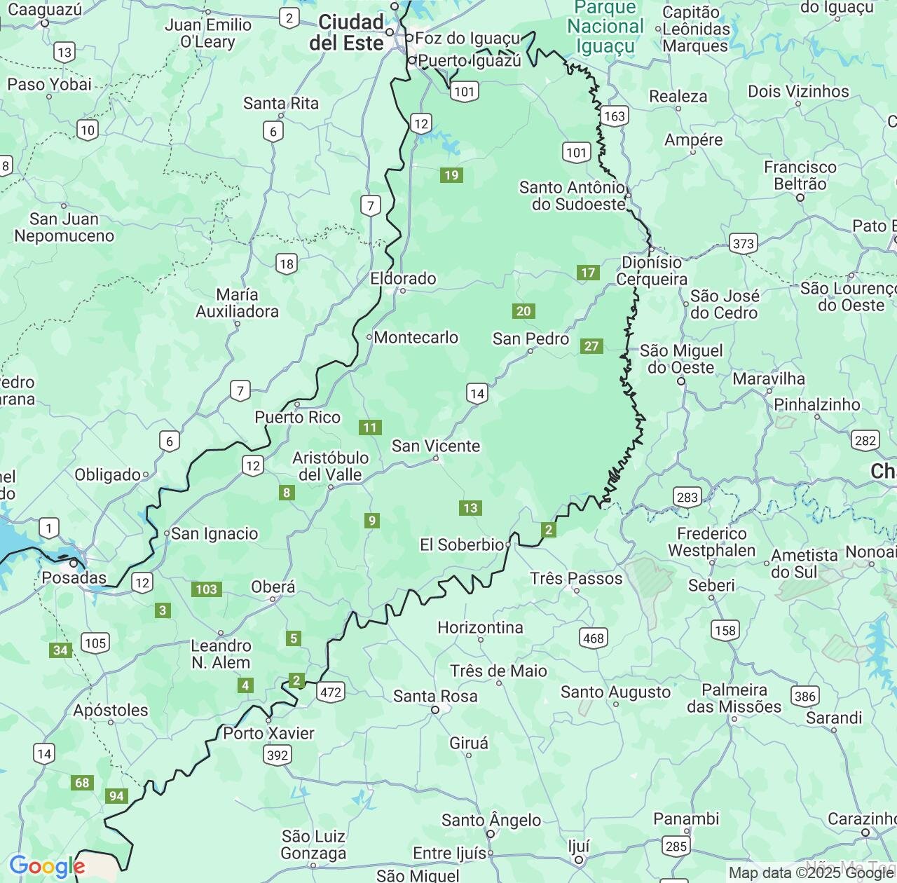 Map image for Intellectual Property Lawyers in Misiones and Argentina IP firms at coordinates  ; .