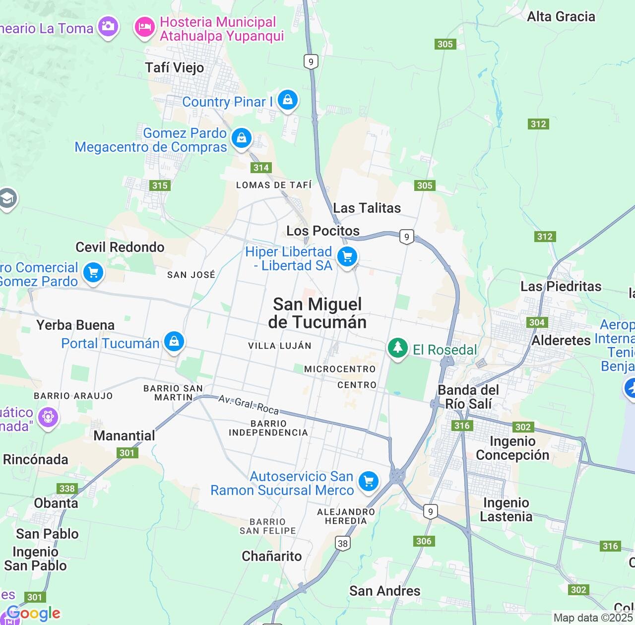 Map image for Intellectual Property Lawyers in Tucuman and Argentina IP firms at coordinates  ; .