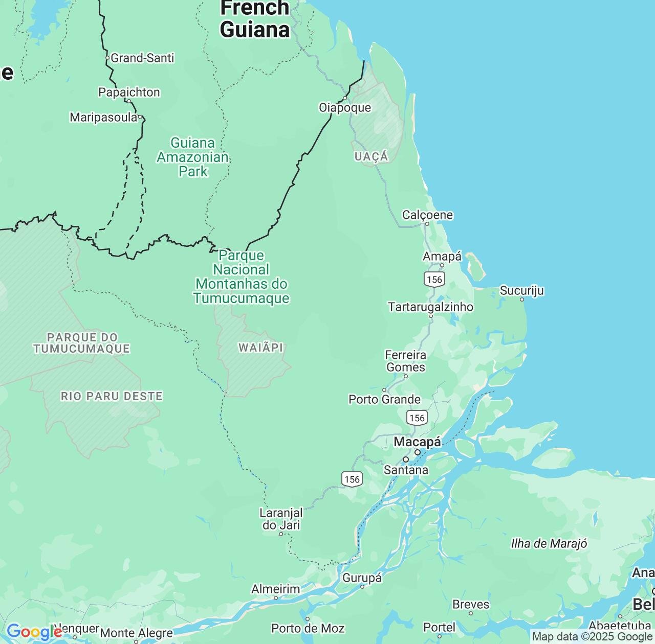 Map image for Intellectual Property Lawyers in Amapá and Brazil IP firms at coordinates  ; .
